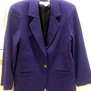 Vintage purple blazer size 6